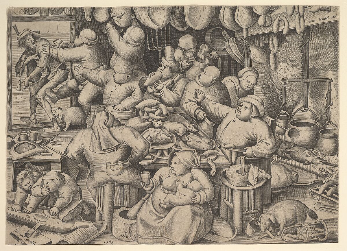 The Fat Kitchen by Pieter van der Heyden 